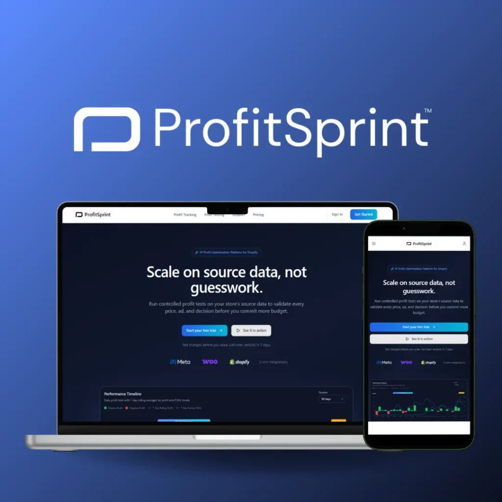 ProfitSprint Verkkosivut Veeti Sebastian Portfolio